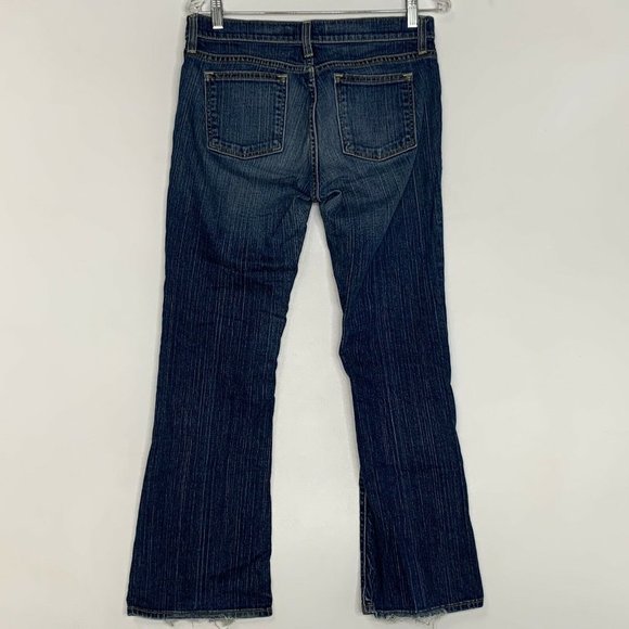 Old Navy Denim Women Jeans Blue Size 8 Short Low Waist Boot Cut Stretch‎ Pockets - Picture 7 of 11
